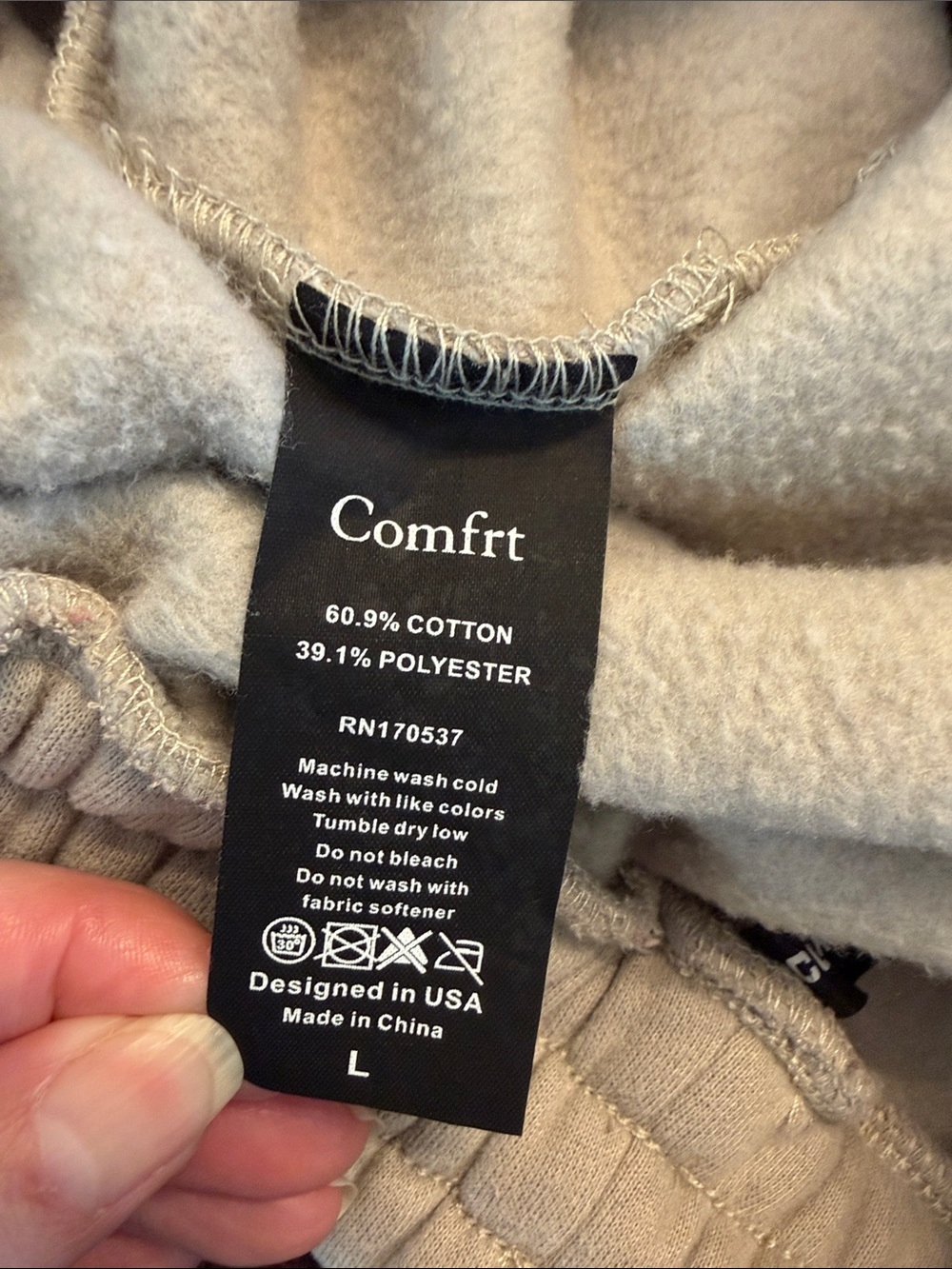 Comfrt Tranquil Collection Fleece Shorts - Picture 5 of 8